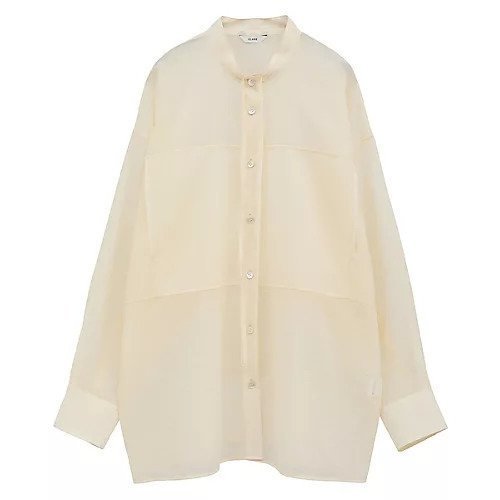 【クラネ/CLANE】のSHEER DOLMAN SHIRTS インテリア・キッズ・メンズ・レディースファッション・服の通販 founy(ファニー) 　ファッション　Fashion　レディースファッション　Fashion for Women　トップス・カットソー　Cut & Sew Tops　シャツ・ブラウス・オフィスカジュアル　Elegant Blouses & Button-Ups　2025年　2025　2025-2026秋冬・A/W　Autumn/Winter 2025–26 AW25–26　ストリング　String, Drawstring　ストレッチ　Stretch, Stretchy Fabric　タンク　Tank Top, Sleeveless Top　フォルム　Silhouette, Form　ポケット　Pocket, Pocket Detail　IVORY|ID: prp329100004645376 ipo3291000000034864570