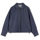 【エムセブンデイズ/M7days】の【徳原文子さんコラボ】コンパクトシャツジャケット シャンブレーブルー|ID:prp329100004645378