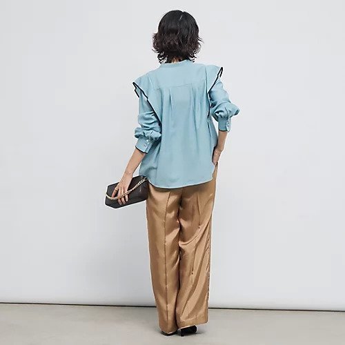 【ノーリーズ/NOLLEY'S】のウォッシャブル配色パイピングブラウス 人気、トレンドファッション・服の通販 founy(ファニー) ファッション Fashion レディースファッション Fashion for Women トップス・カットソー Cut & Sew Tops シャツ・ブラウス・オフィスカジュアル Elegant Blouses & Button-Ups 2025年 2025 2025-2026秋冬・A/W Autumn/Winter 2025–26 AW25–26 インナー Innerwear ウォッシャブル Machine Washable シアー Sheer, See-Through ジャケット Jacket, Outerwear パイピング Piping, Trim Design フリル Frill, Ruffle ラッフル Ruffle, Frill other-3|ID: prp329100004645381 ipo3291000000033526263