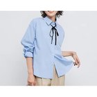 【ノーリーズ/NOLLEY'S】のウォッシャブルリボン付きシャツ 人気、トレンドファッション・服の通販 founy(ファニー) ファッション Fashion レディースファッション Fashion for Women トップス・カットソー Cut & Sew Tops シャツ・ブラウス・オフィスカジュアル Elegant Blouses & Button-Ups 2025年 2025 2025-2026秋冬・A/W Autumn/Winter 2025–26 AW25–26 インナー Innerwear ジャケット Jacket, Outerwear ベロア Velour, Soft Velvet ボトム Bottoms, Lower Wear リボン Ribbon, Bow ワンポイント One Point, Statement Accent thumbnail サックス|ID: prp329100004645385 ipo3291000000033526290