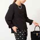 【ノーリーズ/NOLLEY'S】の《セットアップ対応》ウォッシャブルストレッチギャババックフレアブラウス 人気、トレンドファッション・服の通販 founy(ファニー) ファッション Fashion レディースファッション Fashion for Women トップス・カットソー Cut & Sew Tops シャツ・ブラウス・オフィスカジュアル Elegant Blouses & Button-Ups バッグ Bags 2025年 2025 2025-2026秋冬・A/W Autumn/Winter 2025–26 AW25–26 オケージョン Occasion Wear シンプル Simple, Minimal スリット Slit, Slit Detail セットアップ Set-Up, Coordinated Outfit フレア Flare, Flared ペプラム Peplum, Flared Hem thumbnail ブラック|ID: prp329100004645398 ipo3291000000033526393