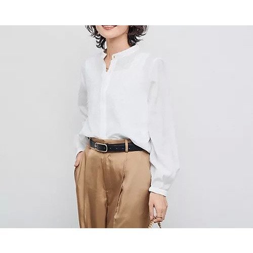 【ノーリーズ/NOLLEY'S】のウォッシャブル前チュールフリルブラウス インテリア・キッズ・メンズ・レディースファッション・服の通販 founy(ファニー) 　ファッション　Fashion　レディースファッション　Fashion for Women　トップス・カットソー　Cut & Sew Tops　シャツ・ブラウス・オフィスカジュアル　Elegant Blouses & Button-Ups　2025年　2025　2025-2026秋冬・A/W　Autumn/Winter 2025–26 AW25–26　おすすめ　Recommended / Our Picks　ウォッシャブル　Machine Washable　ジャケット　Jacket, Outerwear　ジョーゼット　Georgette, Semi-Sheer Fabric　フリル　Frill, Ruffle　フロント　Front, Front Design　オフホワイト|ID: prp329100004645400 ipo3291000000033526408