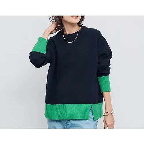 【ノーリーズ/NOLLEY'S】の5Gノアリスクルーネックプルオーバーニット インテリア・キッズ・メンズ・レディースファッション・服の通販 founy(ファニー) 　ファッション　Fashion　レディースファッション　Fashion for Women　トップス・カットソー　Cut & Sew Tops　ニット　Knit Tops & Sweaters　カジュアルプルオーバー・ニットトップス　Pullovers & Knit Tops / Casual Pullovers　2025年　2025　2025-2026秋冬・A/W　Autumn/Winter 2025–26 AW25–26　カーディガン　Cardigan, Knitwear　ショート　Short, Short Length　ストレッチ　Stretch, Stretchy Fabric　デニム　Denim, Jeans Material　マキシ　Maxi, Full Length　ロング　Long, Long-Length　ネイビー系4|ID: prp329100004645403 ipo3291000000033526434