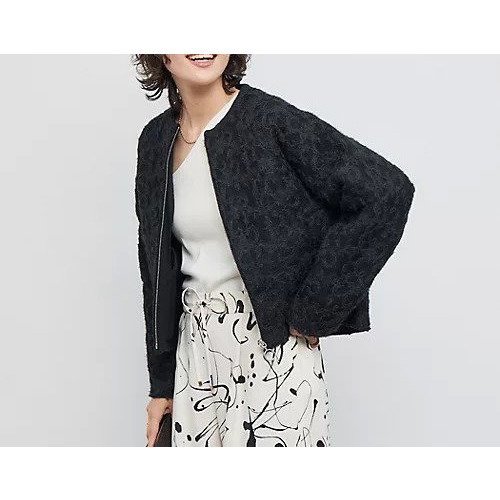 【ノーリーズ/NOLLEY'S】のレースコンビニットブルゾン インテリア・キッズ・メンズ・レディースファッション・服の通販 founy(ファニー) https://founy.com/ ファッション Fashion レディースファッション Fashion for Women アウター Coat / Outerwear Collection ブルゾンジャケット・スポーティアウター Blouson Jackets トップス・カットソー Cut & Sew Tops ニット Knit Tops & Sweaters 2025年 2025 2025-2026秋冬・A/W Autumn/Winter 2025–26 AW25–26 エレガント 上品 Elegant カットソー Cut and Sewn Top コンパクト Compact, Small Size シアー Sheer, See-Through シンプル Simple, Minimal ブルゾン Blouson, Bomber Jacket レース Lace, Lace Fabric |ID: prp329100004645416 ipo3291000000033526525