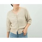 【ノーリーズソフィー/NOLLEY'S sophi】のキラキラフェザー2WAY5分袖プルオーバーニット 人気、トレンドファッション・服の通販 founy(ファニー) ファッション Fashion レディースファッション Fashion for Women トップス・カットソー Cut & Sew Tops ニット Knit Tops & Sweaters カジュアルプルオーバー・ニットトップス Pullovers & Knit Tops / Casual Pullovers 2025年 2025 2025-2026秋冬・A/W Autumn/Winter 2025–26 AW25–26 カーディガン Cardigan, Knitwear デニム Denim, Jeans Material フェザー Feather, Feather Detail 夏 Summer thumbnail ゴールド|ID: prp329100004645422 ipo3291000000033526570