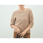 【ノーリーズソフィー/NOLLEY'S sophi】のキラキラフェザー2WAY5分袖プルオーバーニット 人気、トレンドファッション・服の通販 founy(ファニー) ファッション Fashion レディースファッション Fashion for Women トップス・カットソー Cut & Sew Tops ニット Knit Tops & Sweaters カジュアルプルオーバー・ニットトップス Pullovers & Knit Tops / Casual Pullovers 2025年 2025 2025-2026秋冬・A/W Autumn/Winter 2025–26 AW25–26 カーディガン Cardigan, Knitwear デニム Denim, Jeans Material フェザー Feather, Feather Detail 夏 Summer thumbnail キャメル|ID: prp329100004645422 ipo3291000000033526571