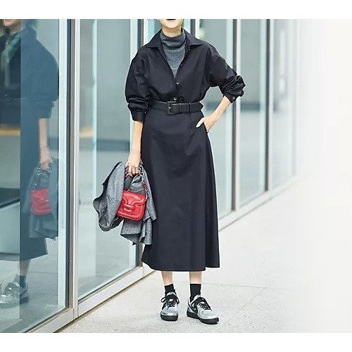 【エムセブンデイズ/M7days】の【徳原文子さんコラボ】Aラインスカート 人気、トレンドファッション・服の通販 founy(ファニー) 　ファッション　Fashion　レディースファッション　Fashion for Women　スカート　Skirts　Aライン・フレアスカート　A-Line & Flared Skirts　くるぶし　Ankle-Length　ウォッシャブル　Machine Washable　コラボ　Collaboration, Collab　ジャケット　Jacket, Outerwear　セットアップ　Set-Up, Coordinated Outfit　ツイル　Twist, Twisted Detail　ドレープ　Drape, Draping Fabric　フレア　Flare, Flared　ビジネス 仕事 通勤　Business / Work / Commuting　吸水　Absorbent, Quick-Dry　洗える　Machine Washable　other-3|ID: prp329100004645429 ipo3291000000033526636