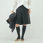 【ノーリーズソフィー/NOLLEY'S sophi】の《セットアップ対応》ウォッシャブルフェイクレザーハーフパンツ ブラック|ID: prp329100004645456 ipo3291000000033526815
