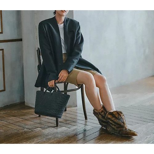 【ピッピシック/Pippichic】のBallon BOOTS 12(ecofur brownmix) 人気、トレンドファッション・服の通販 founy(ファニー) 　ファッション　Fashion　レディースファッション　Fashion for Women　今季　This Season, Current Season　シンプル　Simple, Minimal　ジャケット　Jacket, Outerwear　スタイリッシュ　Stylish, Fashionable　トレンド　Trend, Trending Now　バランス　Balance, Style Balance　バルーン　Balloon, Balloon Silhouette　フォルム　Silhouette, Form　ボトム　Bottoms, Lower Wear　other-3|ID: prp329100004645501 ipo3291000000033527175