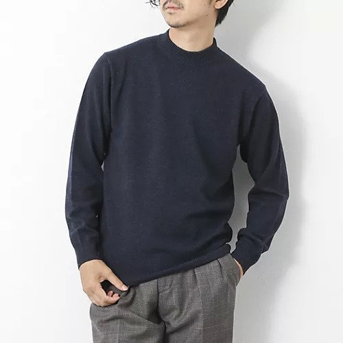 【ノーリーズ グッドマン/NOLLEY'S goodman / MEN】のウールカシミア ハイネックニット 25AW インテリア・キッズ・メンズ・レディースファッション・服の通販 founy(ファニー) 　ファッション　Fashion　メンズファッション　Fashion for Men　2025年　2025　2025-2026秋冬・A/W　Autumn/Winter 2025–26 AW25–26　なめらか　Smooth, Silky Texture　インナー　Innerwear　シンプル　Simple, Minimal　ジャケット　Jacket, Outerwear　スマート　Smart, Elegant　スラックス　Slacks, Dress Pants　デニム　Denim, Jeans Material　ハイネック　High Neck, Mock Neck　ネイビー|ID: prp329100004645537 ipo3291000000033527541