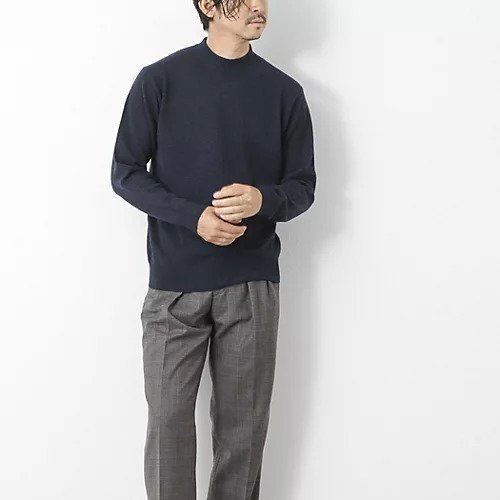 【ノーリーズ グッドマン/NOLLEY'S goodman / MEN】のウールカシミア ハイネックニット 25AW 人気、トレンドファッション・服の通販 founy(ファニー) 　ファッション　Fashion　メンズファッション　Fashion for Men　2025年　2025　2025-2026秋冬・A/W　Autumn/Winter 2025–26 AW25–26　なめらか　Smooth, Silky Texture　インナー　Innerwear　シンプル　Simple, Minimal　ジャケット　Jacket, Outerwear　スマート　Smart, Elegant　スラックス　Slacks, Dress Pants　デニム　Denim, Jeans Material　ハイネック　High Neck, Mock Neck　other-3|ID: prp329100004645537 ipo3291000000033527545