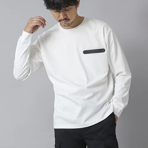【ノーリーズ グッドマン/NOLLEY'S goodman / MEN】の【ACTIVE SECT】《限定展開》シーリングポケットロンT 25AW 人気、トレンドファッション・服の通販 founy(ファニー) 　ファッション　Fashion　メンズファッション　Fashion for Men　2025年　2025　2025-2026秋冬・A/W　Autumn/Winter 2025–26 AW25–26　なめらか　Smooth, Silky Texture　シルケット　Silket, Silky Cotton　シンプル　Simple, Minimal　ポケット　Pocket, Pocket Detail　リラックス　Relax, Relaxed Fit　エレガント 上品　Elegant　長袖　Long Sleeve, Full Sleeve　other-2|ID: prp329100004645544 ipo3291000000033527598