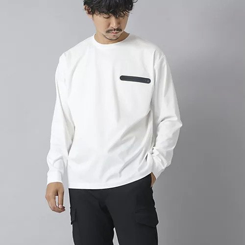 【ノーリーズ グッドマン/NOLLEY'S goodman / MEN】の【ACTIVE SECT】《限定展開》シーリングポケットロンT 25AW 人気、トレンドファッション・服の通販 founy(ファニー) 　ファッション　Fashion　メンズファッション　Fashion for Men　2025年　2025　2025-2026秋冬・A/W　Autumn/Winter 2025–26 AW25–26　なめらか　Smooth, Silky Texture　シルケット　Silket, Silky Cotton　シンプル　Simple, Minimal　ポケット　Pocket, Pocket Detail　リラックス　Relax, Relaxed Fit　エレガント 上品　Elegant　長袖　Long Sleeve, Full Sleeve　other-3|ID: prp329100004645544 ipo3291000000033527600