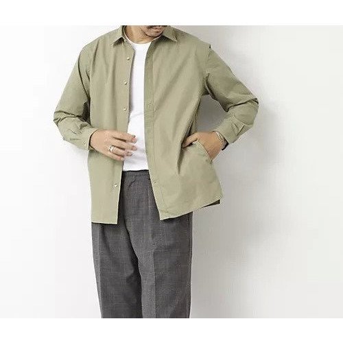 【ノーリーズ グッドマン/NOLLEY'S goodman / MEN】のピーチブロード レギュラーカラーシャツ 25AW 人気、トレンドファッション・服の通販 founy(ファニー) 　ファッション　Fashion　メンズファッション　Fashion for Men　インナー　Innerwear　シンプル　Simple, Minimal　デニム　Denim, Jeans Material　ピーチ　Peach, Soft Touch　ブロード　Broadcloth, Fine Cotton　ポケット　Pocket, Pocket Detail　レギュラー　Regular, Standard Fit　ロング　Long, Long-Length　2025年　2025　2025-2026秋冬・A/W　Autumn/Winter 2025–26 AW25–26　other-3|ID: prp329100004645550 ipo3291000000033527652