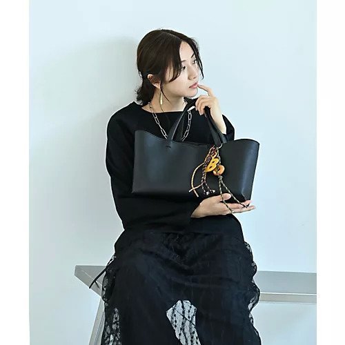 【スタイルデリ/STYLE DELI】の【BLK001】ベーグル&イニシャルBチャーム 人気、トレンドファッション・服の通販 founy(ファニー) 　ファッション　Fashion　レディースファッション　Fashion for Women　おすすめ　Recommended / Our Picks　コンビ　Combo, Combination Style　シンプル　Simple, Minimal　チャーム　Charm, Pendant　ベーシック　Basic, Essential　ループ　Loop, Loop Knit　ヴィンテージ　Vintage Style　エレガント 上品　Elegant　other-2|ID: prp329100004645593 ipo3291000000034921505