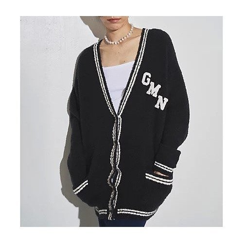 【ウィムガゼット/Whim Gazette】の【GEMINI】ワッペンツキニットカーディガン インテリア・キッズ・メンズ・レディースファッション・服の通販 founy(ファニー) 　ファッション　Fashion　レディースファッション　Fashion for Women　トップス・カットソー　Cut & Sew Tops　ニット　Knit Tops & Sweaters　カーディガン・羽織り　Layered Style Cardigans　イタリア　Italy　インナー　Innerwear　カーディガン　Cardigan, Knitwear　コンパクト　Compact, Small Size　ストレッチ　Stretch, Stretchy Fabric　ボトム　Bottoms, Lower Wear　おすすめ　Recommended / Our Picks　2025年　2025　2025-2026秋冬・A/W　Autumn/Winter 2025–26 AW25–26　ブラック|ID: prp329100004646709 ipo3291000000033540804