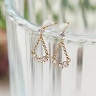 【フィービィー/phoebe】のK10スウィングビジューピアス クリア|ID: prp329100004647739 ipo3291000000033551326
