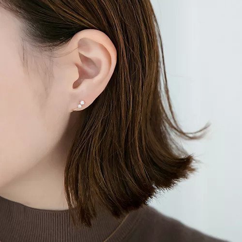 【フィービィー/phoebe】の【K10】インラインパールピアス&イヤリング 人気、トレンドファッション・服の通販 founy(ファニー) 　ファッション　Fashion　レディースファッション　Fashion for Women　ジュエリー　Jewelry　ファッションリング　Fashion Rings　イヤリング・フープ・ドロップタイプ　Hoop, Drop & Clip Earrings　アクセサリー　Fashion Accessories　イエロー　Yellow　イヤリング　Earrings　シンプル　Simple, Minimal　ジュエリー　Jewelry, Accessories　ジュエル　Jewel, Gemstone　パール　Pearl, Pearl Accent　フェミニン　Feminine, Girly　ボックス　Boxy, Box Shape　ギフト プレゼント　Gift / Present　other-3|ID: prp329100004647740 ipo3291000000034434023