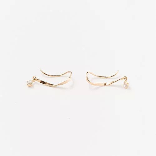 【フィービィー/phoebe】の【K10】スウィングビジューピアス&イヤリング 人気、トレンドファッション・服の通販 founy(ファニー) 　ファッション　Fashion　レディースファッション　Fashion for Women　ジュエリー　Jewelry　ファッションリング　Fashion Rings　イヤリング・フープ・ドロップタイプ　Hoop, Drop & Clip Earrings　アクセサリー　Fashion Accessories　イエロー　Yellow　イヤリング　Earrings　ジュエリー　Jewelry, Accessories　ジュエル　Jewel, Gemstone　ツイスト　Tweed, Tweed Fabric　ギフト プレゼント　Gift / Present　other-3|ID: prp329100004647742 ipo3291000000033551344