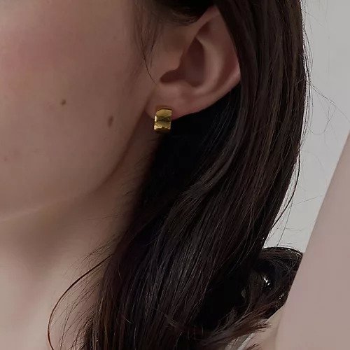 【フィービィー/phoebe】の【金属アレルギー対応】ワンタッチワイドフープミニピアス ゴールド/サージカルステンレス 人気、トレンドファッション・服の通販 founy(ファニー) ファッション Fashion レディースファッション Fashion for Women メタル Metal, Metal Parts other-3|ID: prp329100004647746 ipo3291000000033551360