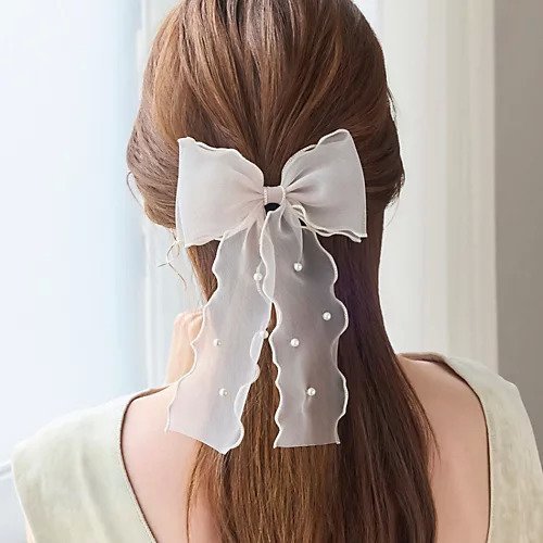 【フィービィー/phoebe】のフレアリボンドットパールヘアゴム ベージュ インテリア・キッズ・メンズ・レディースファッション・服の通販 founy(ファニー) https://founy.com/ ファッション Fashion レディースファッション Fashion for Women おすすめ Recommended / Our Picks オーガンジー Organza Fabric パール Pearl, Pearl Accent ビッグ Big, Oversized リボン Ribbon, Bow エレガント 上品 Elegant 結婚式 Wedding |ID: prp329100004647748 ipo3291000000033551381