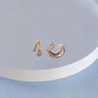 【フィービィー/phoebe】の【金属アレルギー対応】【痛くないシリーズ】ダブルフープライトフィットイヤリング ローズゴールド ローズゴールド|ID: prp329100004647751 ipo3291000000033551394