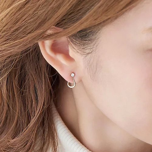 【フィービィー/phoebe】の【 K10 】ビジュードロップイヤリング 人気、トレンドファッション・服の通販 founy(ファニー) 　ファッション　Fashion　レディースファッション　Fashion for Women　ジュエリー　Jewelry　ファッションリング　Fashion Rings　イヤリング・フープ・ドロップタイプ　Hoop, Drop & Clip Earrings　アクセサリー　Fashion Accessories　イヤリング　Earrings　シンプル　Simple, Minimal　ジュエリー　Jewelry, Accessories　ジュエル　Jewel, Gemstone　ドロップ　Drop Shoulder, Dropped Style　フープ　Hoop, Hoop Earrings　ボックス　Boxy, Box Shape　モチーフ　Motif, Design Theme　エレガント 上品　Elegant　other-2|ID: prp329100004647752 ipo3291000000033551399