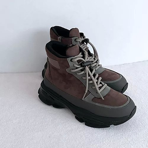 【エンチャンテッド/enchanted】の撥水レースアップサイドジップスニーカーブーツ インテリア・キッズ・メンズ・レディースファッション・服の通販 founy(ファニー) ファッション Fashion レディースファッション Fashion for Women インソール Shoe Insole クッション Cushion, Throw Pillow コンビ Combo, Combination Style バランス Balance, Style Balance グレーベージュ|ID: prp329100004648559 ipo3291000000033562721