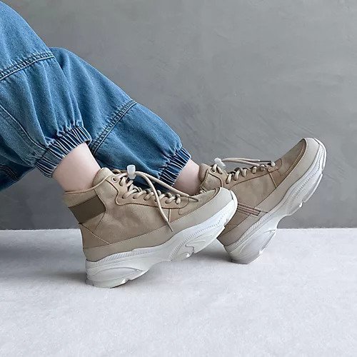 【エンチャンテッド/enchanted】の撥水レースアップサイドジップスニーカーブーツ インテリア・キッズ・メンズ・レディースファッション・服の通販 founy(ファニー) ファッション Fashion レディースファッション Fashion for Women インソール Shoe Insole クッション Cushion, Throw Pillow コンビ Combo, Combination Style バランス Balance, Style Balance ベージュスエード|ID: prp329100004648559 ipo3291000000033562722