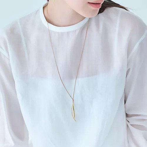 【フィービィー/phoebe】の【金属アレルギー対応】ツインカーブYラインネックレス 人気、トレンドファッション・服の通販 founy(ファニー) 　ファッション　Fashion　レディースファッション　Fashion for Women　ジュエリー　Jewelry　ネックレス　Necklaces & Pendants　シンプル　Simple, Minimal　ネックレス　Necklace, Pendant Necklace　バランス　Balance, Style Balance　フォルム　Silhouette, Form　モチーフ　Motif, Design Theme　other-2|ID: prp329100004648560 ipo3291000000033859400