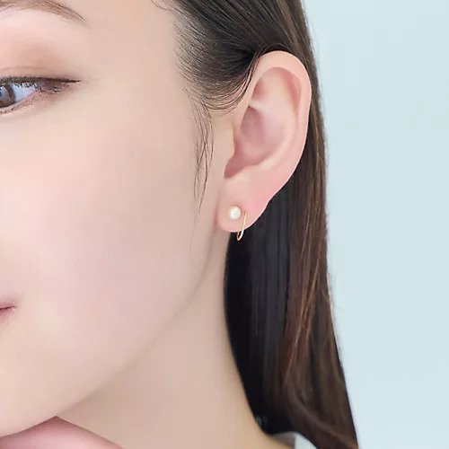 【フィービィー/phoebe】の【金属アレルギー対応】ダブルループモチーフピアス インテリア・キッズ・メンズ・レディースファッション・服の通販 founy(ファニー) https://founy.com/ ファッション Fashion レディースファッション Fashion for Women シンプル Simple, Minimal ストーン Stone, Gem-Like パール Pearl, Pearl Accent ループ Loop, Loop Knit 片耳 One-Ear, Single Earring |ID: prp329100004648567 ipo3291000000033562772