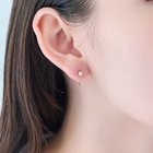 【フィービィー/phoebe】の【金属アレルギー対応】ダブルループモチーフピアス クリア|ID: prp329100004648567 ipo3291000000033562774