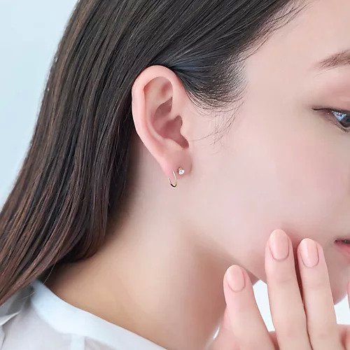 【フィービィー/phoebe】の【金属アレルギー対応】ダブルループモチーフピアス 人気、トレンドファッション・服の通販 founy(ファニー) 　ファッション　Fashion　レディースファッション　Fashion for Women　シンプル　Simple, Minimal　ストーン　Stone, Gem-Like　パール　Pearl, Pearl Accent　ループ　Loop, Loop Knit　片耳　One-Ear, Single Earring　other-2|ID: prp329100004648567 ipo3291000000033562775