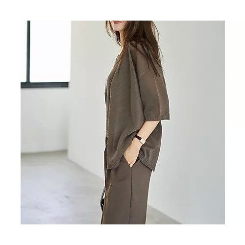 【スタイルデリ/STYLE DELI】のドライタッチカーディガントップスセット 人気、トレンドファッション・服の通販 founy(ファニー) 　ファッション　Fashion　レディースファッション　Fashion for Women　トップス・カットソー　Cut & Sew Tops　カーディガン・羽織り　Layered Style Cardigans　アンサンブル　Ensemble Set　インナー　Innerwear　秋　Autumn　カーディガン　Cardigan, Knitwear　シンプル　Simple, Minimal　ストレート　Straight, Straight Cut　スリット　Slit, Slit Detail　デコルテ　Décolleté, Neckline　ノースリーブ　Sleeveless, No-Sleeve　バランス　Balance, Style Balance　フロント　Front, Front Design　ポケット　Pocket, Pocket Detail　冬　Winter / This Winter　夏　Summer　other-3|ID: prp329100004648599 ipo3291000000033563326