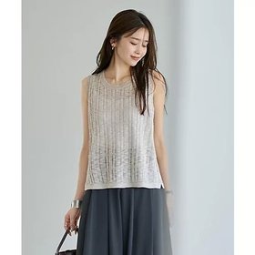 【スタイルデリ/STYLE DELI】 スクエア柄編みノースリニットトップス人気、トレンドファッション・服の通販 founy(ファニー) ファッション Fashion レディースファッション Fashion for Women トップス・カットソー Cut & Sew Tops ニット Knit Tops & Sweaters イエロー Yellow インナー Innerwear 秋 Autumn サロペット Overalls, Salopette シンプル Simple, Minimal ジャケット Jacket, Outerwear スクエア Square, Square Shape ストレート Straight, Straight Cut スリット Slit, Slit Detail タンク Tank Top, Sleeveless Top 定番 Standard, Basic Item ノースリーブ Sleeveless, No-Sleeve ポケット Pocket, Pocket Detail 無地 Plain, Solid Color ラウンド Round, Round Neck 冬 Winter / This Winter 夏 Summer |ID:prp329100004649099