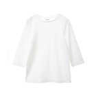 【マルティニーク/martinique】の《追加》《定番》フライス5分袖プルオーバー ホワイト|ID: prp329100004649101 ipo3291000000036258774