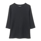 【マルティニーク/martinique】の《追加》《定番》フライス5分袖プルオーバー ブラック|ID: prp329100004649101 ipo3291000000036285894