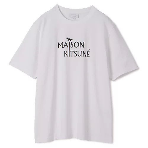 【メゾン キツネ/MAISON KITSUNE】のMAISON KITSUNE PILLAR COMFORT TEE-SHIRT インテリア・キッズ・メンズ・レディースファッション・服の通販 founy(ファニー) 　ファッション　Fashion　レディースファッション　Fashion for Women　トップス・カットソー　Cut & Sew Tops　シャツ・ブラウス・オフィスカジュアル　Elegant Blouses & Button-Ups　2025年　2025　2025-2026秋冬・A/W　Autumn/Winter 2025–26 AW25–26　コラボ　Collaboration, Collab　シンプル　Simple, Minimal　フォックス　Fox, Fox Fur　プリント　Print, Printed Pattern　ロンドン　London Style, British Inspired　洗える　Machine Washable　WHITE|ID: prp329100004649209 ipo3291000000033577127