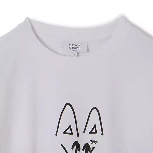 【メゾン キツネ/MAISON KITSUNE】のPARTY FOX COMFORT TEE-SHIRT 人気、トレンドファッション・服の通販 founy(ファニー) 　ファッション　Fashion　レディースファッション　Fashion for Women　トップス・カットソー　Cut & Sew Tops　シャツ・ブラウス・オフィスカジュアル　Elegant Blouses & Button-Ups　2025年　2025　2025-2026秋冬・A/W　Autumn/Winter 2025–26 AW25–26　コラボ　Collaboration, Collab　フォックス　Fox, Fox Fur　ボックス　Boxy, Box Shape　ロンドン　London Style, British Inspired　洗える　Machine Washable　other-3|ID: prp329100004649210 ipo3291000000033577136