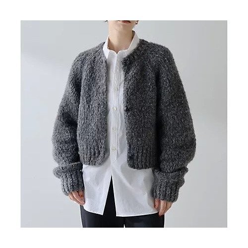 【ウィムガゼット/Whim Gazette】のハンドニットカーディガン 人気、トレンドファッション・服の通販 founy(ファニー) 　ファッション　Fashion　レディースファッション　Fashion for Women　トップス・カットソー　Cut & Sew Tops　ニット　Knit Tops & Sweaters　カーディガン・羽織り　Layered Style Cardigans　2025年　2025　2025-2026秋冬・A/W　Autumn/Winter 2025–26 AW25–26　イエロー　Yellow　イタリア　Italy　ハンド　Hand, Handmade　other-2|ID: prp329100004649865 ipo3291000000033589745