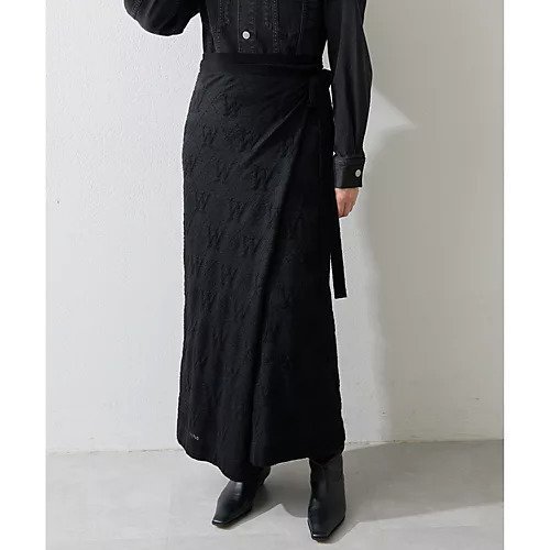 【ウィムガゼット/Whim Gazette】のジャガードラップスカート インテリア・キッズ・メンズ・レディースファッション・服の通販 founy(ファニー) https://founy.com/ ファッション Fashion レディースファッション Fashion for Women スカート Skirts クラシカル Classical, Vintage-Inspired ペチコート Petticoat, Underskirt ボトム Bottoms, Lower Wear ラップ Wrap, Wrap Design エレガント 上品 Elegant 2025年 2025 2025-2026秋冬・A/W Autumn/Winter 2025–26 AW25–26 |ID: prp329100004649871 ipo3291000000033589790