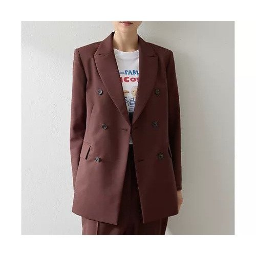 【ウィムガゼット/Whim Gazette】のダブルジャケット 人気、トレンドファッション・服の通販 founy(ファニー) 　ファッション　Fashion　レディースファッション　Fashion for Women　アウター　Coat / Outerwear Collection　レディースジャケット・軽アウター　Jackets　オックス　Oxford Fabric　クラシカル　Classical, Vintage-Inspired　クラシック　Classic, Timeless Style　コンパクト　Compact, Small Size　ジャケット　Jacket, Outerwear　ストライプ　Stripe, Striped Pattern　ダブル　Double, Double-Breasted　デニム　Denim, Jeans Material　トレンド　Trend, Trending Now　モダン　Modern, Contemporary　リップ　Lip, Lip Motif　おすすめ　Recommended / Our Picks　エレガント 上品　Elegant　2025年　2025　2025-2026秋冬・A/W　Autumn/Winter 2025–26 AW25–26　other-3|ID: prp329100004649888 ipo3291000000033589958
