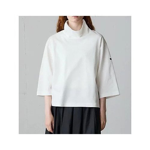 【ミディウミ/MidiUmi】の7分袖ハイネックプルオーバー インテリア・キッズ・メンズ・レディースファッション・服の通販 founy(ファニー) 　ファッション　Fashion　レディースファッション　Fashion for Women　トップス・カットソー　Cut & Sew Tops　カジュアルプルオーバー・ニットトップス　Pullovers & Knit Tops / Casual Pullovers　おすすめ　Recommended / Our Picks　インナー　Innerwear　ハイネック　High Neck, Mock Neck　ボトルネック　Bottle Neck, Mock Neck　夏　Summer　オフホワイト|ID: prp329100004649965 ipo3291000000033591012
