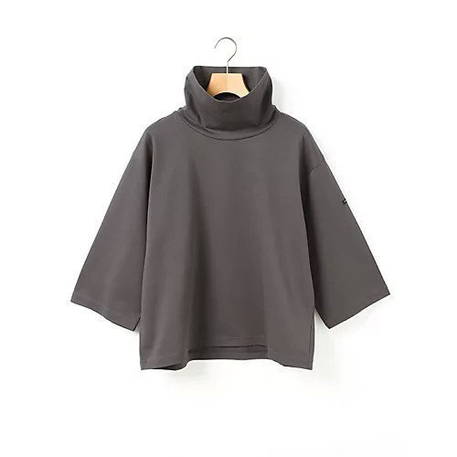 【ミディウミ/MidiUmi】の7分袖ハイネックプルオーバー インテリア・キッズ・メンズ・レディースファッション・服の通販 founy(ファニー) 　ファッション　Fashion　レディースファッション　Fashion for Women　トップス・カットソー　Cut & Sew Tops　カジュアルプルオーバー・ニットトップス　Pullovers & Knit Tops / Casual Pullovers　おすすめ　Recommended / Our Picks　インナー　Innerwear　ハイネック　High Neck, Mock Neck　ボトルネック　Bottle Neck, Mock Neck　夏　Summer　チャコールグレー|ID: prp329100004649965 ipo3291000000033591014