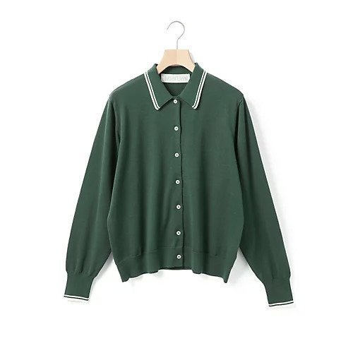 【ミディウミ/MidiUmi】のポロニットカーディガン 人気、トレンドファッション・服の通販 founy(ファニー) 　ファッション　Fashion　レディースファッション　Fashion for Women　トップス・カットソー　Cut & Sew Tops　ニット　Knit Tops & Sweaters　カーディガン・羽織り　Layered Style Cardigans　ショート　Short, Short Length　ベスト　Vest, Waistcoat　ワイド　Wide, Wide Fit　秋　Autumn　other-2|ID: prp329100004649968 ipo3291000000033591051