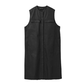 【ミズイロ インド/mizuiro ind】 ポケット付きクルーネックロングジレ人気、トレンドファッション・服の通販 founy(ファニー) ファッション Fashion レディースファッション Fashion for Women アウター Coat / Outerwear Collection トップス・カットソー Cut & Sew Tops ベスト&ジレ / 重ね着スタイル Vests & Gilets ジャケット Jacket, Outerwear フロント Front, Front Design ポケット Pocket, Pocket Detail ワーク Workwear, Utility Style |ID:prp329100004649970