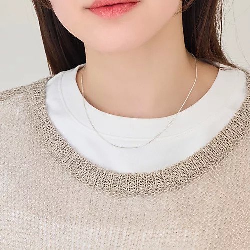 【フィービィー/phoebe】の【SV925】シルキーシャインベネチアンチェーンネックレス/40cm 人気、トレンドファッション・服の通販 founy(ファニー) 　ファッション　Fashion　レディースファッション　Fashion for Women　ジュエリー　Jewelry　ネックレス　Necklaces & Pendants　チェーン　Chain, Chain Strap　ネックレス　Necklace, Pendant Necklace　other-2|ID: prp329100004649975 ipo3291000000033591106