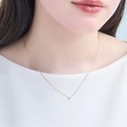 【フィービィー/phoebe】の【金属アレルギー対応】スリービジューミニハートネックレス/41cm シャンパンベージュ|ID: prp329100004649977 ipo3291000000033591118