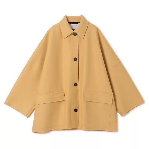 【ハリス ワーフ ロンドン/HARRIS WHARF LONDON】のWomen country cape pressed wool インテリア・キッズ・メンズ・レディースファッション・服の通販 founy(ファニー) 　ファッション　Fashion　レディースファッション　Fashion for Women　フェルト　Felt, Felt Fabric　フラップ　Flap, Flap Pocket　ポケット　Pocket, Pocket Detail　ワイド　Wide, Wide Fit　軽量　Lightweight, Ultra Light　custard|ID: prp329100004649983 ipo3291000000033591161