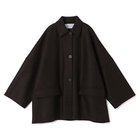 【ハリス ワーフ ロンドン/HARRIS WHARF LONDON】のWomen country cape pressed wool 人気、トレンドファッション・服の通販 founy(ファニー) ファッション Fashion レディースファッション Fashion for Women フェルト Felt, Felt Fabric フラップ Flap, Flap Pocket ポケット Pocket, Pocket Detail ワイド Wide, Wide Fit 軽量 Lightweight, Ultra Light thumbnail dark brown|ID: prp329100004649983 ipo3291000000033591162
